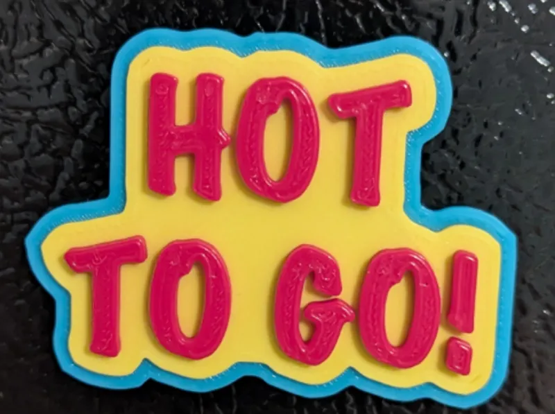 Hot To Go! Magnet