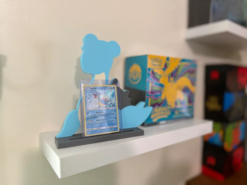 Lapras Pokémon card display stand!