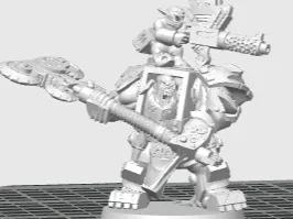 Big Greenskin with an Axe