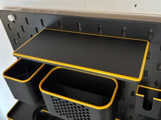 Ikea SKÅDIS Ablage mit Akzentring
