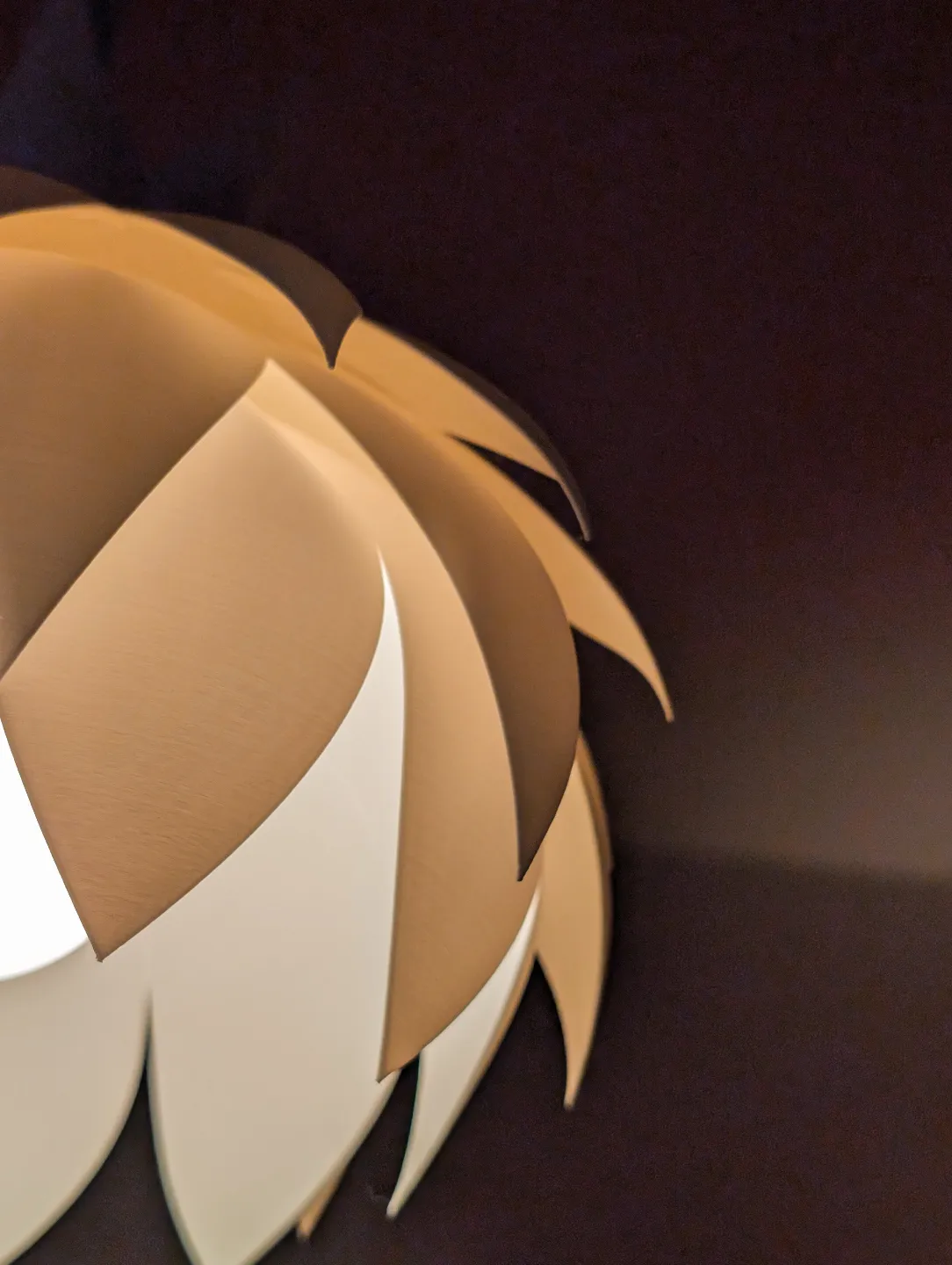 Water Lily Lamp Shade - 100 % 3D Printable view 3