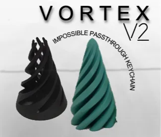 Vortex Passthrough Keychain