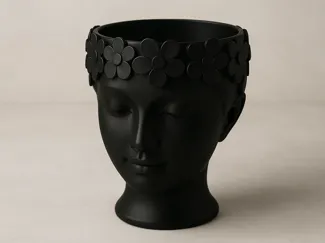 Vase tête femme
