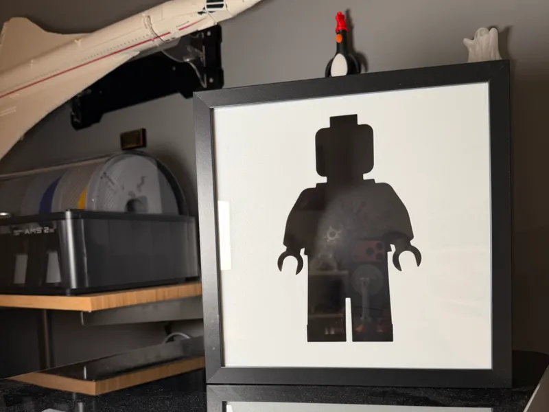 Legoman for IKEA Sannahed frame