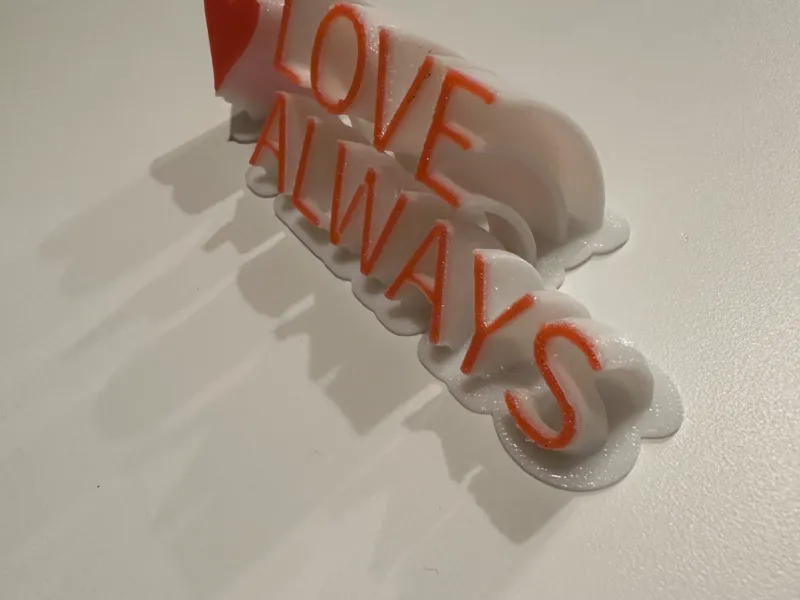 Love Always desktop plaque