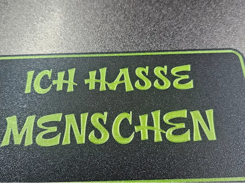 Schild Lustig