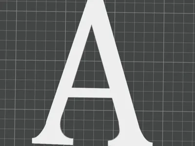 letter A