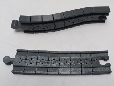 Articulated / Flexible Train Track