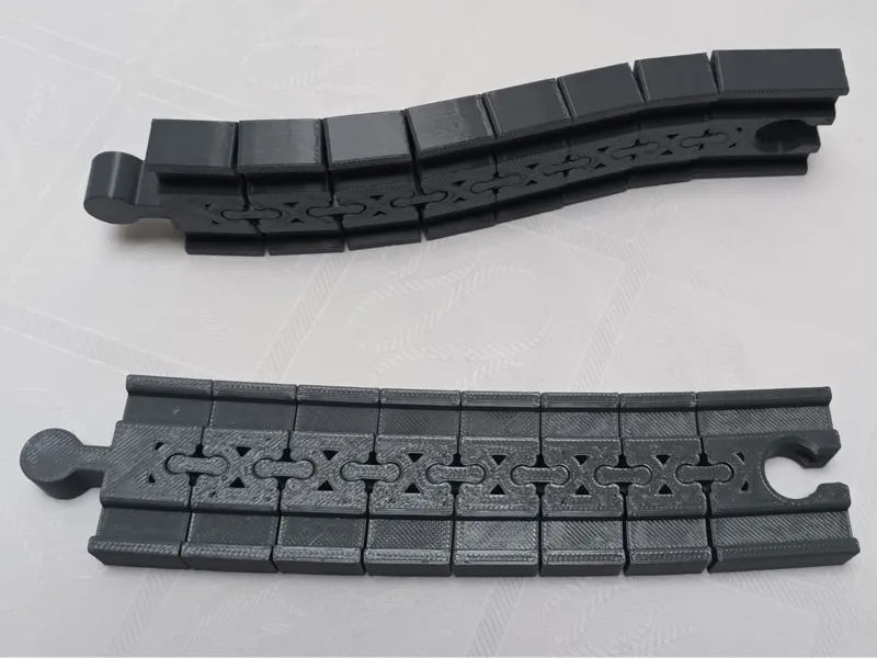 Articulated / Flexible Train Track
