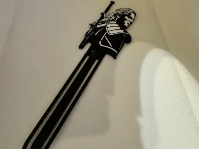 The Witcher-themed bookmark