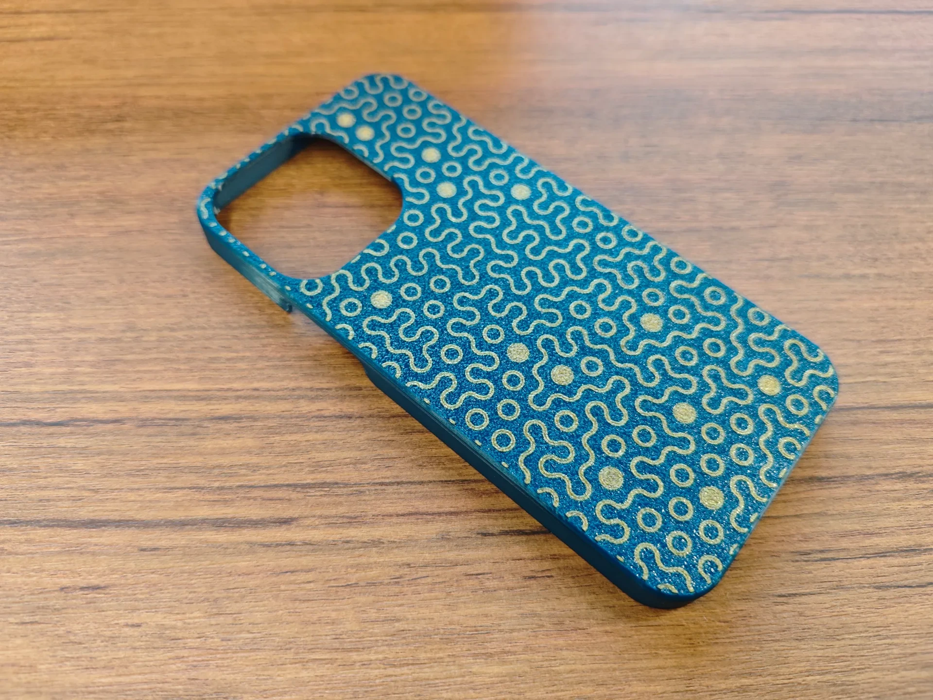 Miniatura 2 do modelo 3D 手机壳-iphone-特鲁谢拼贴花纹