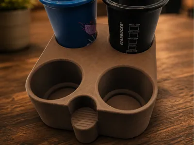 4-Cup Coffee Carrier – Carry Drinks with Style