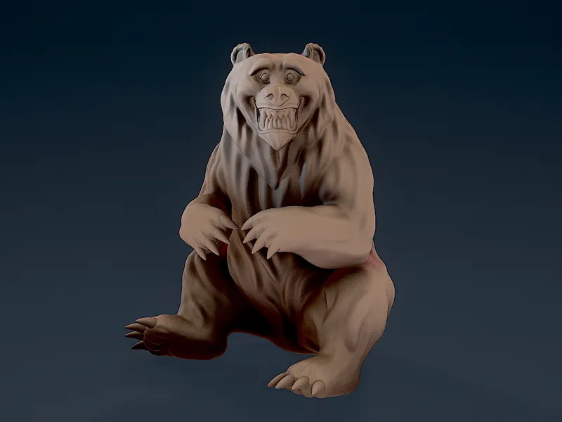 Toothy bear