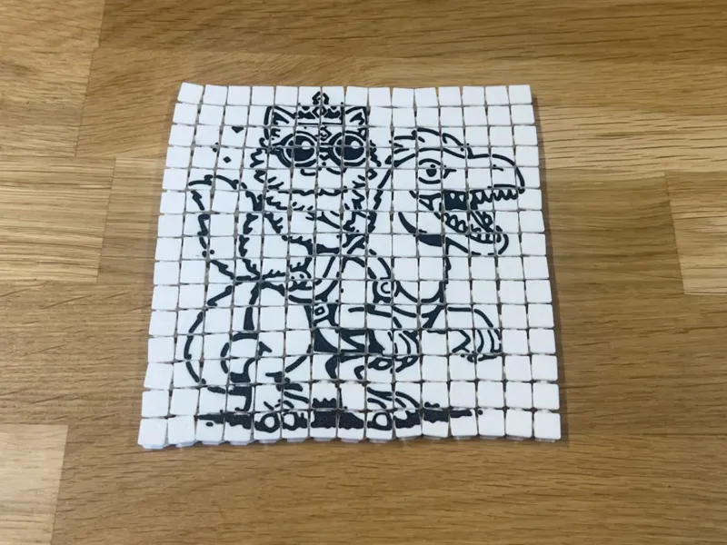 Donut and Mongo Ripple Tile - Dungeon Crawler Carl