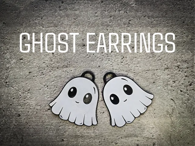 Ghost earrings