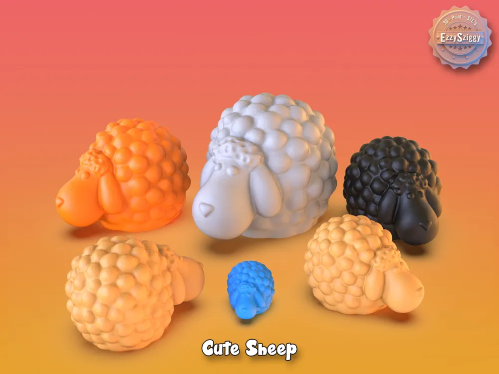 Cute Sheep By EzzySziggy MakerWorld cute-sheep-by-ezzysziggy-makerworld