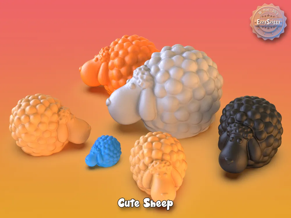 Cute Sheep By EzzySziggy MakerWorld cute-sheep-by-ezzysziggy-makerworld