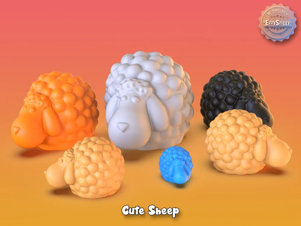 Cute Sheep By EzzySziggy MakerWorld cute-sheep-by-ezzysziggy-makerworld