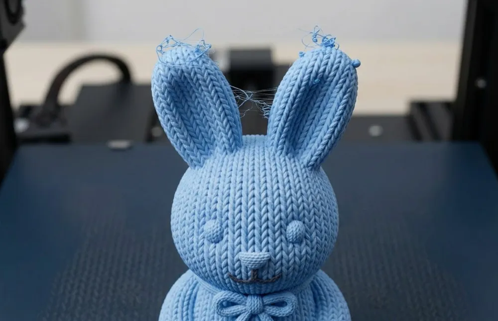 Easter Knitted Bunny - Free 3D Print Model - MakerWorld