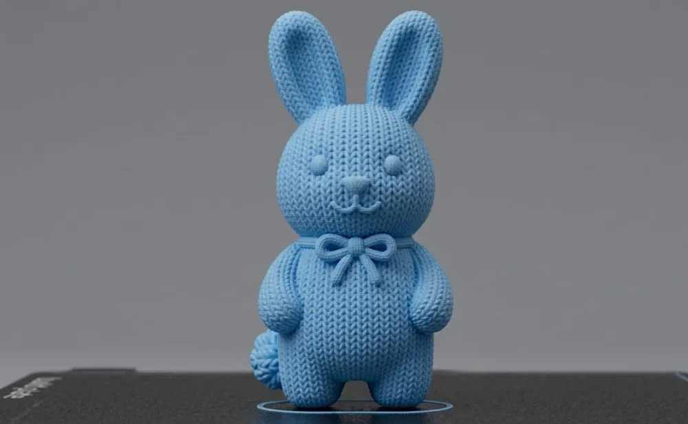 Easter Knitted Bunny - Free 3D Print Model - MakerWorld
