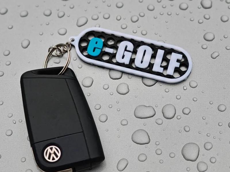 VW e-Golf keychain