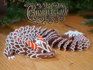 Crumbleclaw - Articulated Gingerbread Dragon