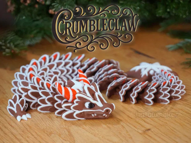 Crumbleclaw - Articulated Gingerbread Dragon