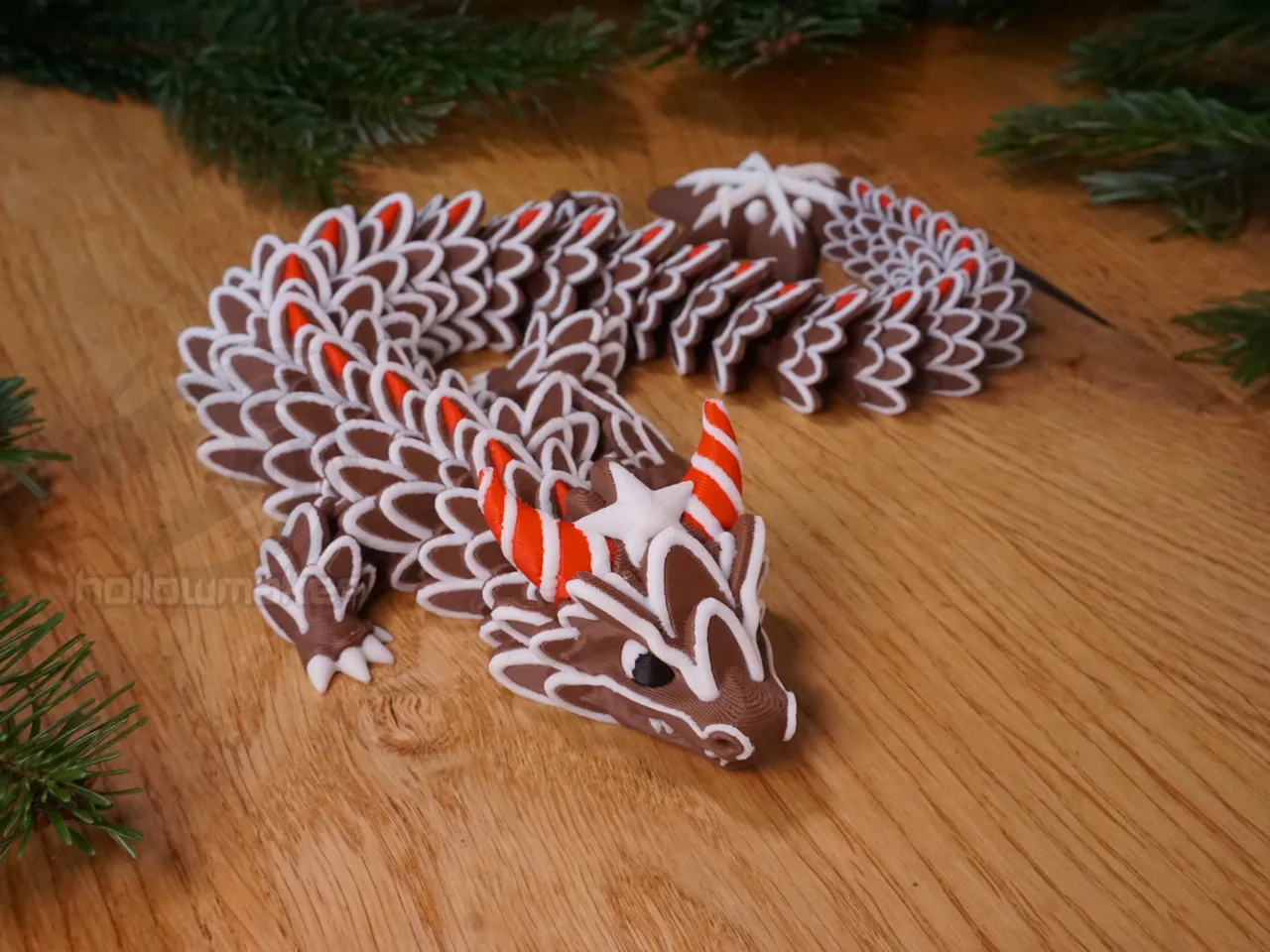 Crumbleclaw - Articulated Gingerbread Dragon view 4