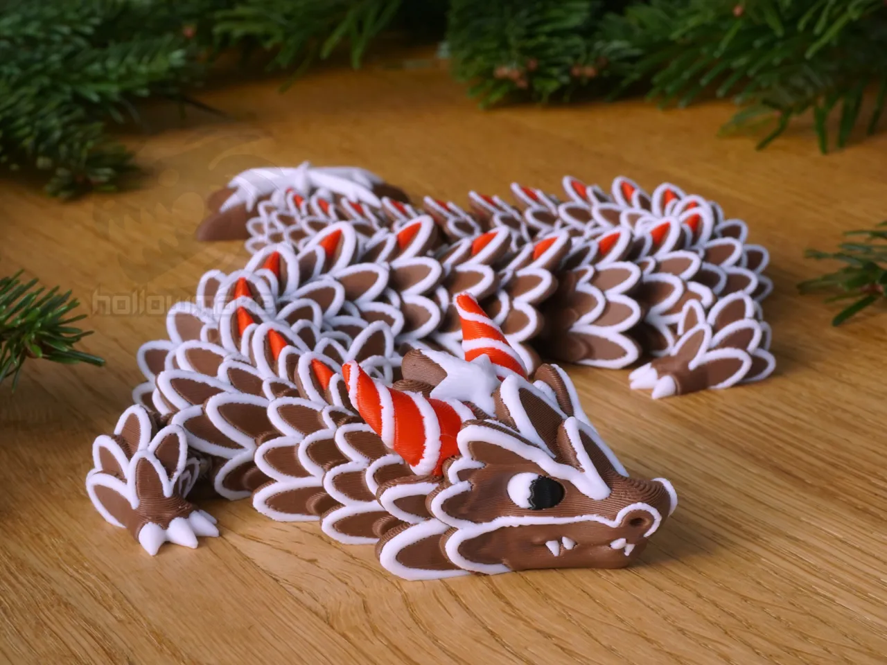 Crumbleclaw - Articulated Gingerbread Dragon view 2
