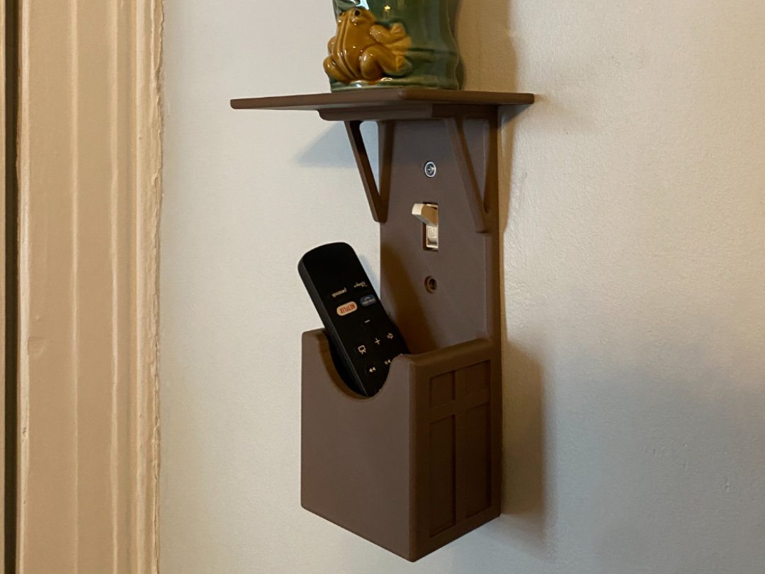 Prayer Shelf Lightswitch Cover with Storage 