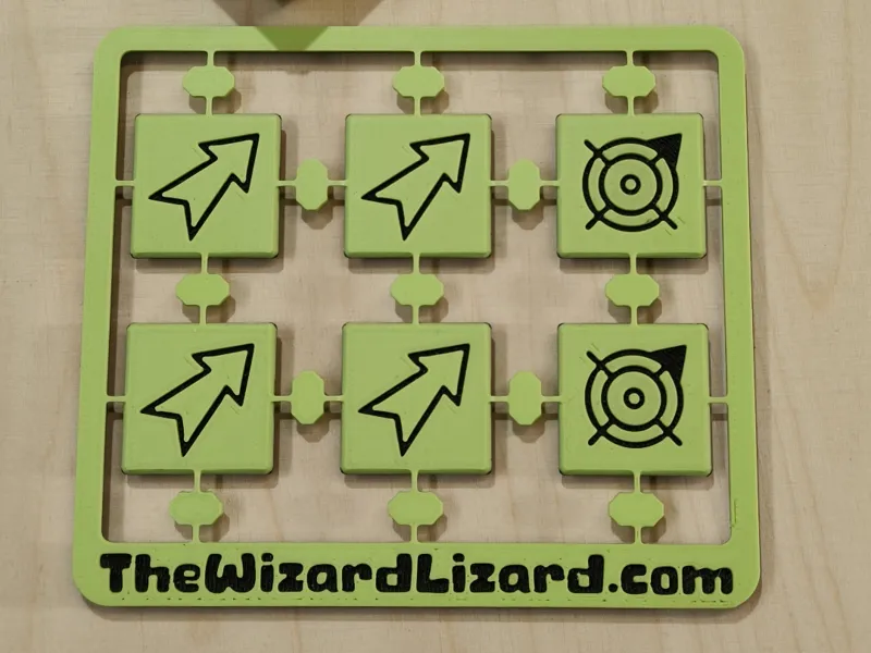 Tabletop Gaming Scatter Die Kitcard