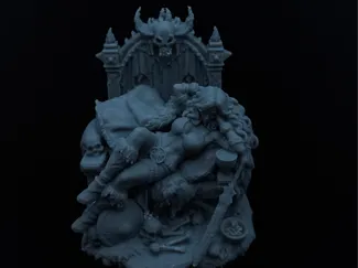 Red Sonja on her throne