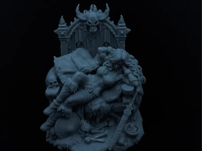 Red Sonja on her throne
