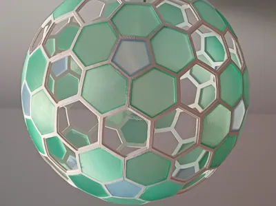 Honeycomb Spherical Lamp