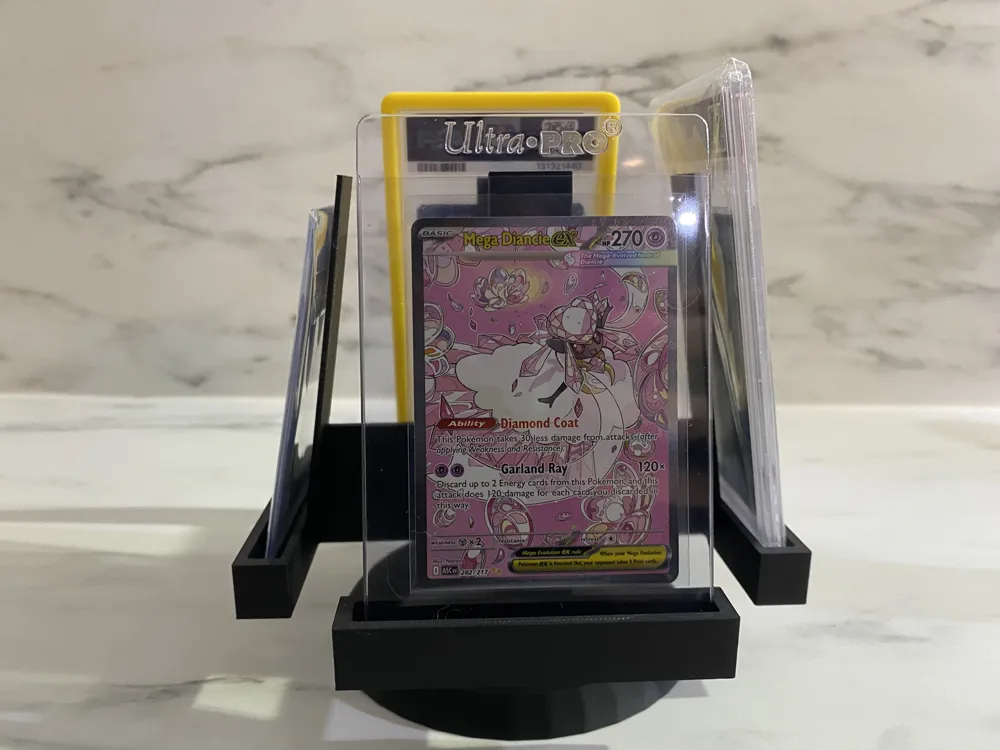 Rotating 4 Card Carousel Display Easy Set Up - Free 3D Print Model ...