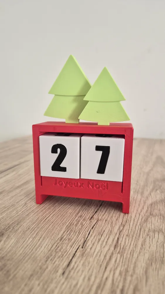 Countdown Tom Days until Christmas countdown by Thomas MakerWorld: Download Free 3D ...