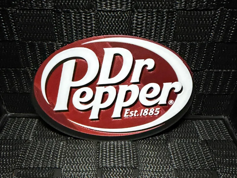 Dr Pepper Logo - Hueforge