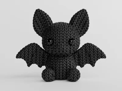Knitted Bat