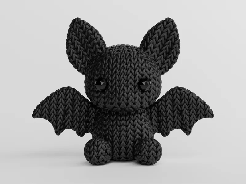 Knitted Bat