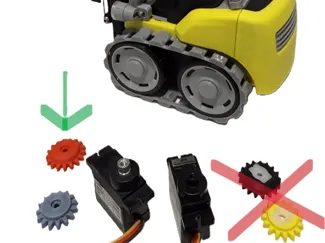 Cyberbrick Forklift & Truck MG90S Servo Upgrade