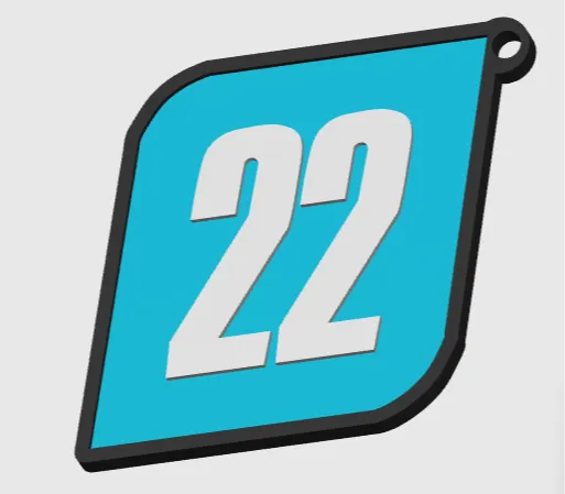 Farming Simulator 22 Logo Key Chain