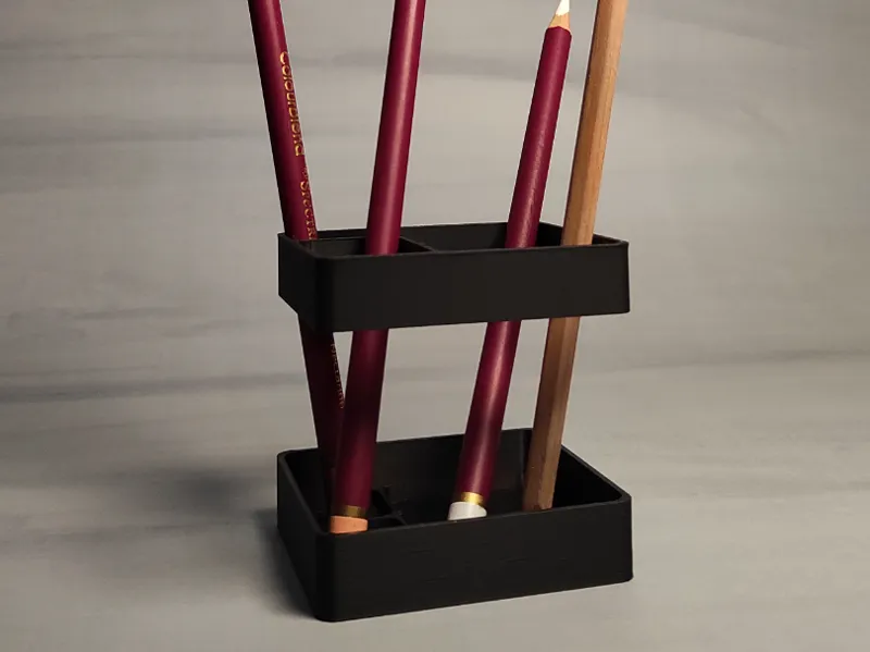 Magic floating pencil stand