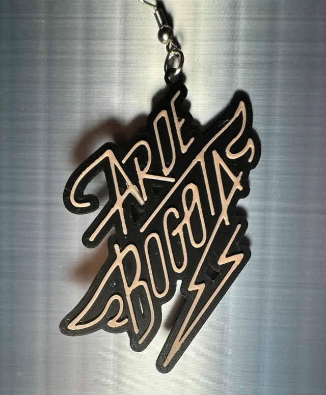 Arde Bogotá Music Logo Earrings - Pendientes