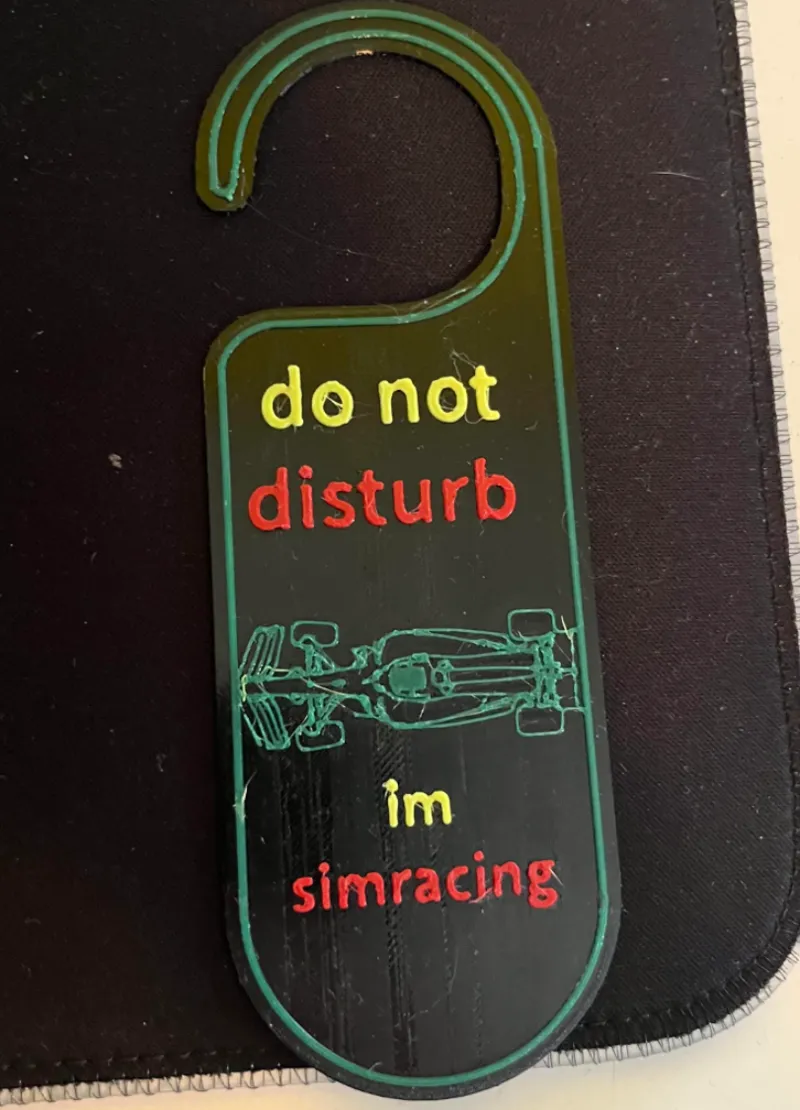 do not disturb, im simracing