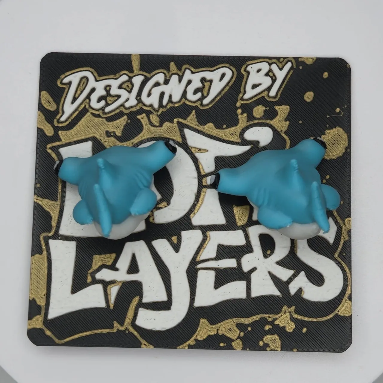 Hammerhead Shark Chomper Earrings view 4