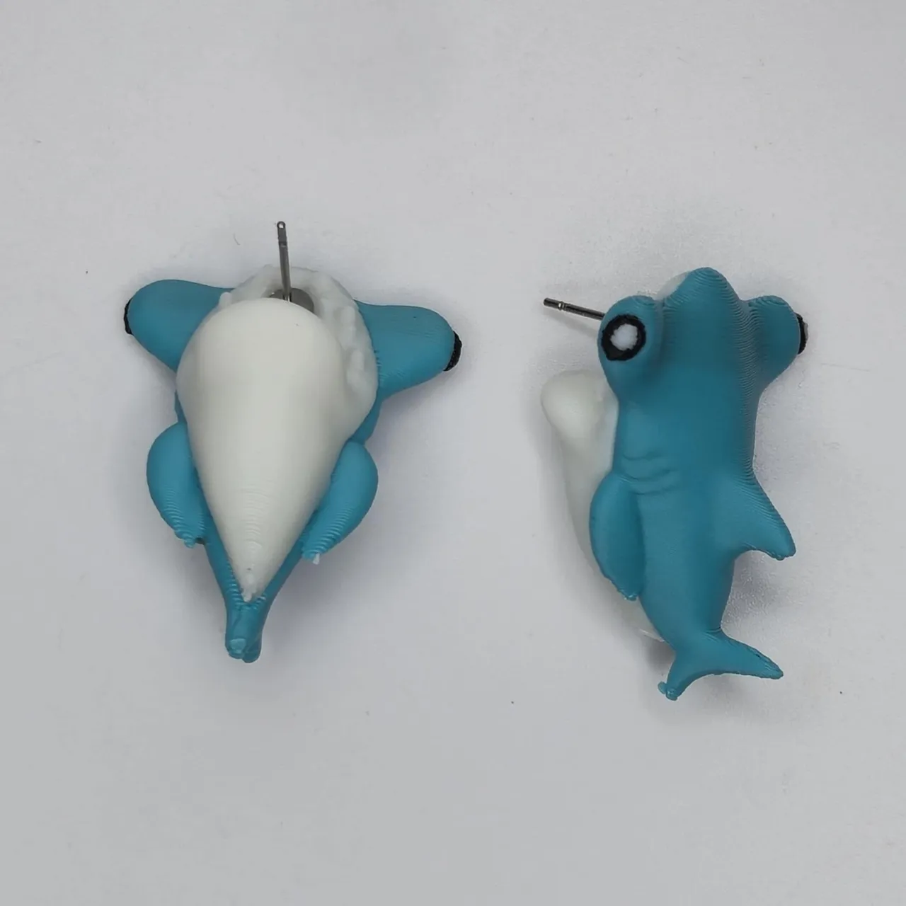 Hammerhead Shark Chomper Earrings view 3