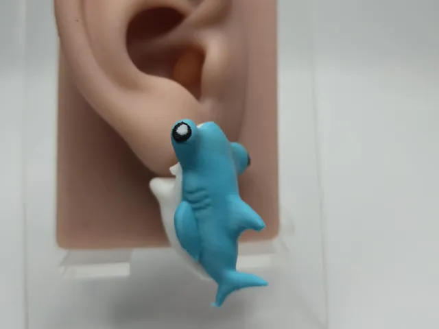 Hammerhead Shark Chomper Earrings