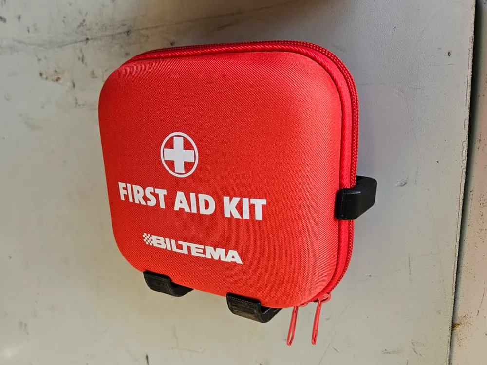 First aid kit mount by Design by Tallbo MakerWorld: Download Free 3D Models