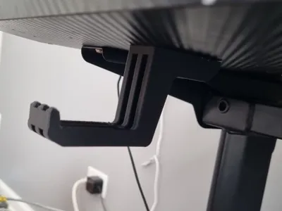 Under-Desk Headphone Holder