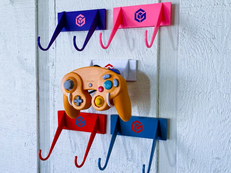GameCube Controller Wall Mount - With/Without Logo